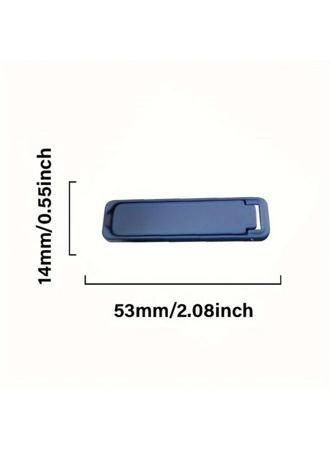 Ultra Thin Mini Metal Folding Phone Stand Portable Smartphone Desk Holder Red - Image 4