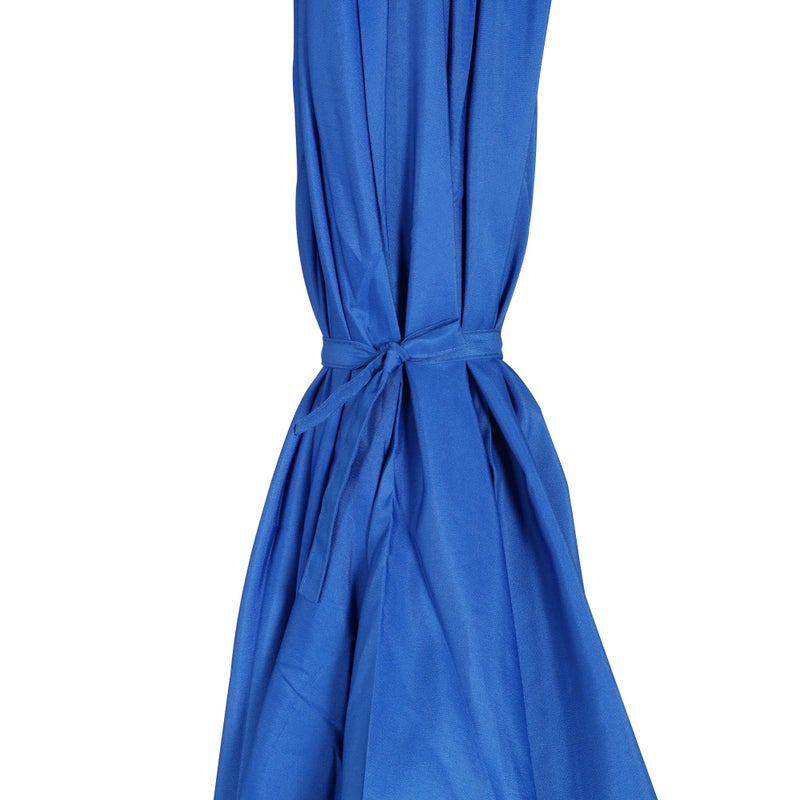 Blissun 9' Outdoor Patio Umbrella, Outdoor Table Umbrella, Yard Umbrella, Market Umbrella with 8 Sturdy Ribs, Push Button Tilt and Crank, Royal Blue - Image 5