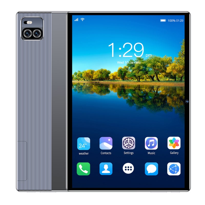 10.1-Inch Smart Tablet Full Screen Call Feature Grey 