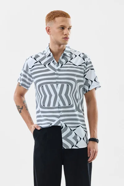 SNITCH Hawang White Shirt