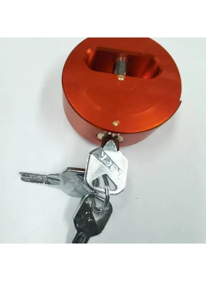 Heavy Duty Silvery Hockey Puck Trailer Lock Anti Shear Anti Saw Tamper Proof Security Cylinder - Image 5