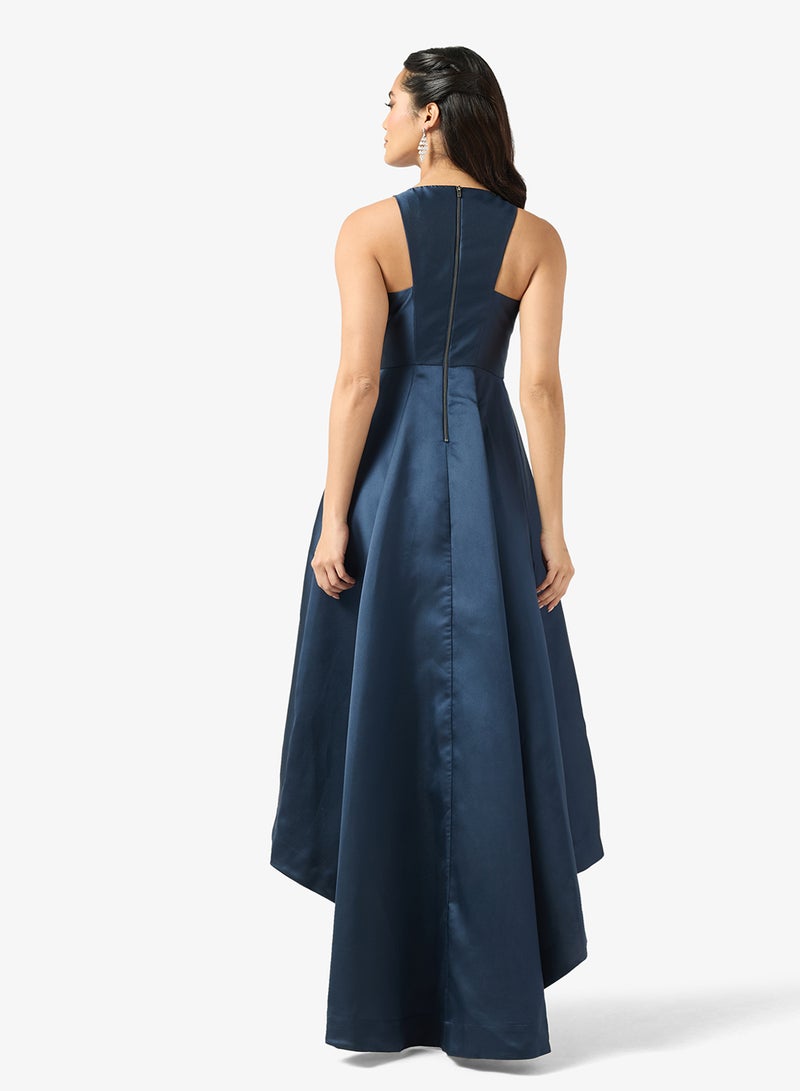 Adrianna Papell Asymmetrical Hem Midi Dress - Image 2