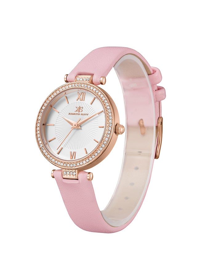 Kenneth Scott Women's White Dial Analog Watch - K23539-RLPW - Image 2