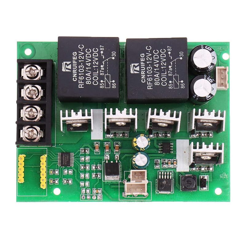 REES52 PWM DC Motor Speed Controller DC 10-55V Digital LED Display 0-100% Adjustable Drive Module Input MAX 40A-60A 12V 24V 36V 48V - Image 3