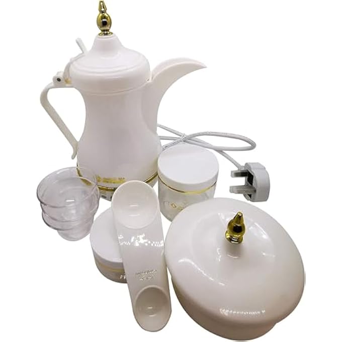rayihni Gulf Dalla Arabic Coffee Maker Set  400Ml Traditional Coffee Pot For Arabic  Gulf Coffee Preparation - Image 5