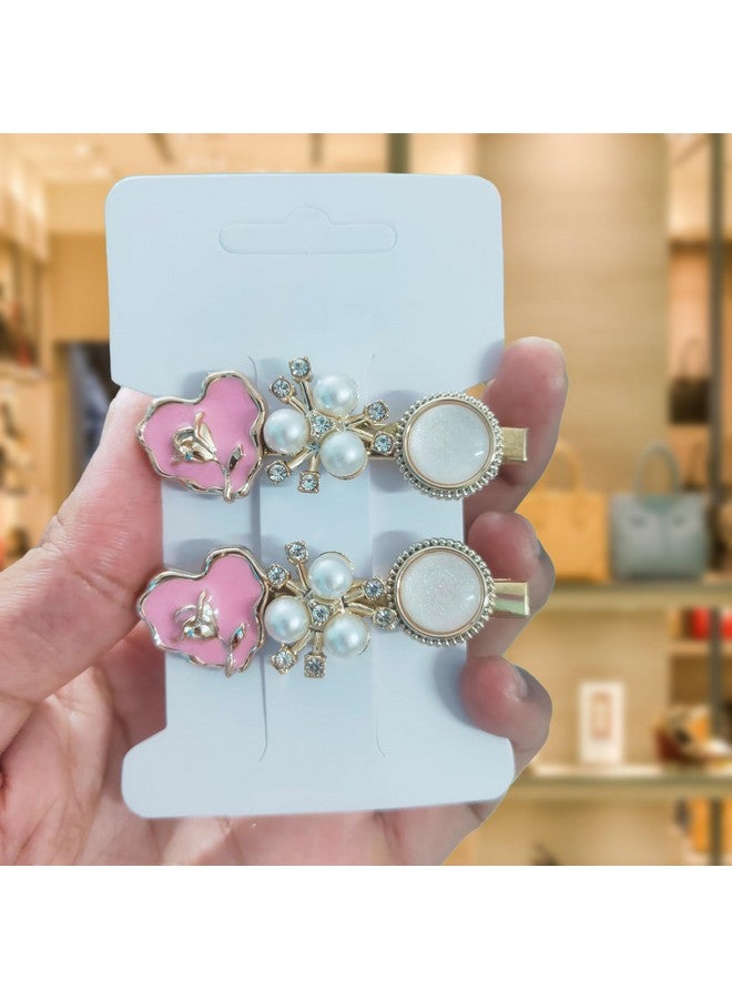 JPV 7 PCS Premium Korean stylish Hair Clips For Women's And Girls, Multicolor 7 Piece Set - Image 3