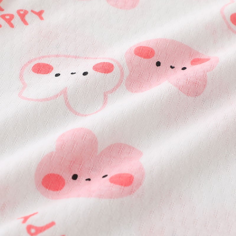 Baby'S Short-Sleeved T-Shirt Children'S Thin Breathable Cartoon Floral Top Baby'S Half-Sleeved Base Top - Image 4