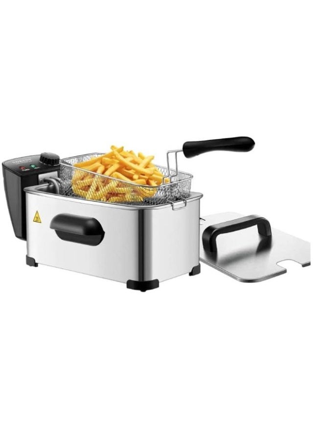 سوكاني قلاية سوكاني، 3.5 لتر، 2000 وات، فضي - SK-10075 - Image 1