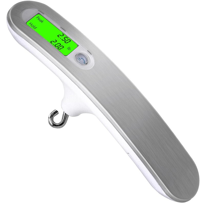 VOPOCO 110lbs Archery Bow Scale for Draw Weight Digital Bow Scale with g/oz/kg/lb 4 Unit Conversions Luggage Scale for Traveling Bow Draw Weight Scale Recurve Bow Accessories - Image 1