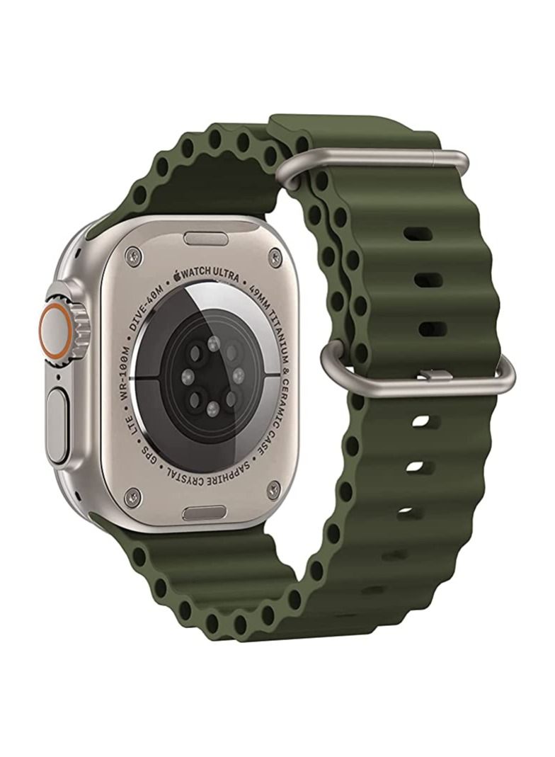 Sport New Silicone Band Compatible with Apple Watch Ultra Ocean 38/40/41mm Strap for iWatch Series Ultra 8 7 6 5 SE - Image 2