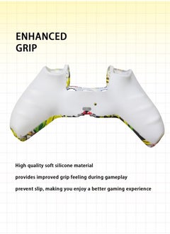 KENSUO Silicone Shell Accessories For Sony 5 PS5 Wireless Controller Handles With Ergonomic Soft Ultra-Thin Silicone Protective Cover Gamepad Casefor Playstation 5 DualSense Wireless Controller Controller with Thumb Grip Caps 4 Pairs (8Pcs)  - Image 4