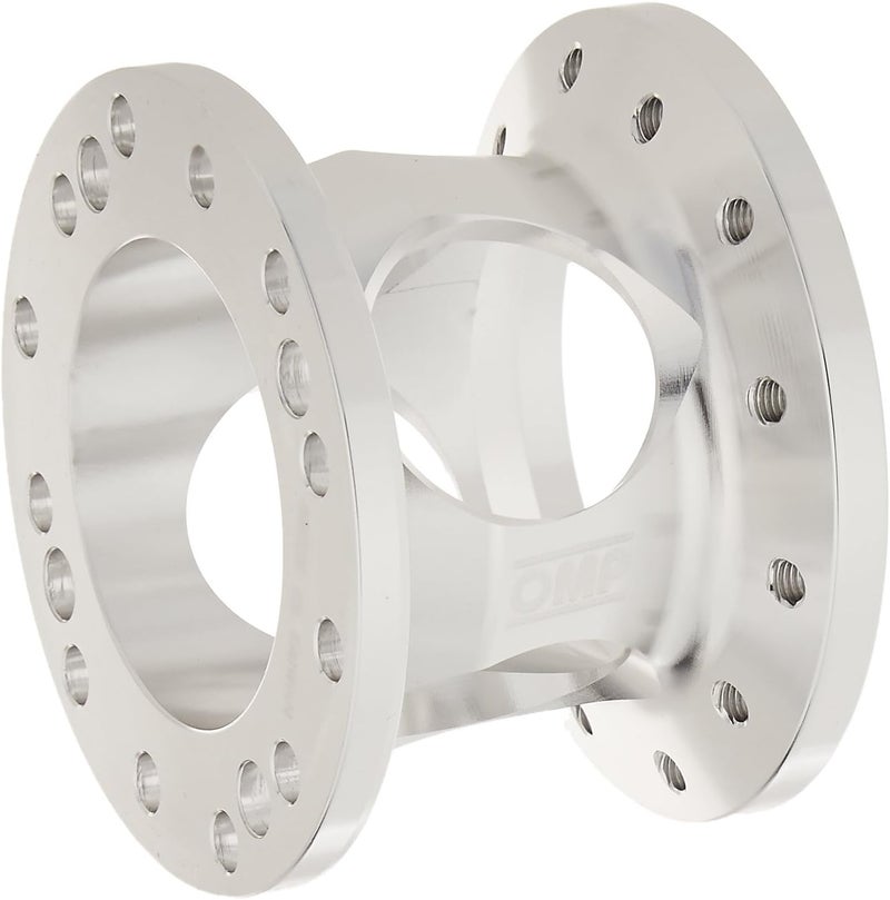 OMP Steering Wheel Spacer - Silver, 35 cm - Image 1