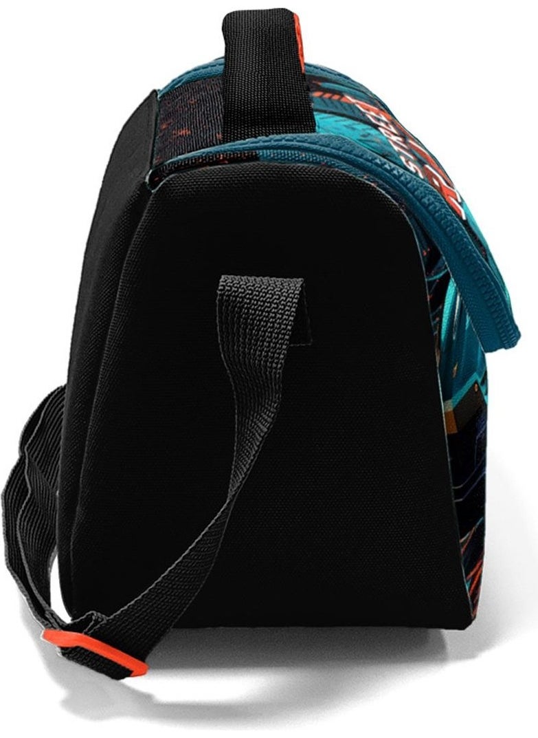 CORAL HIGH Kids Black Nefti Race Car Thermo Lunch Box 11765  - Image 1