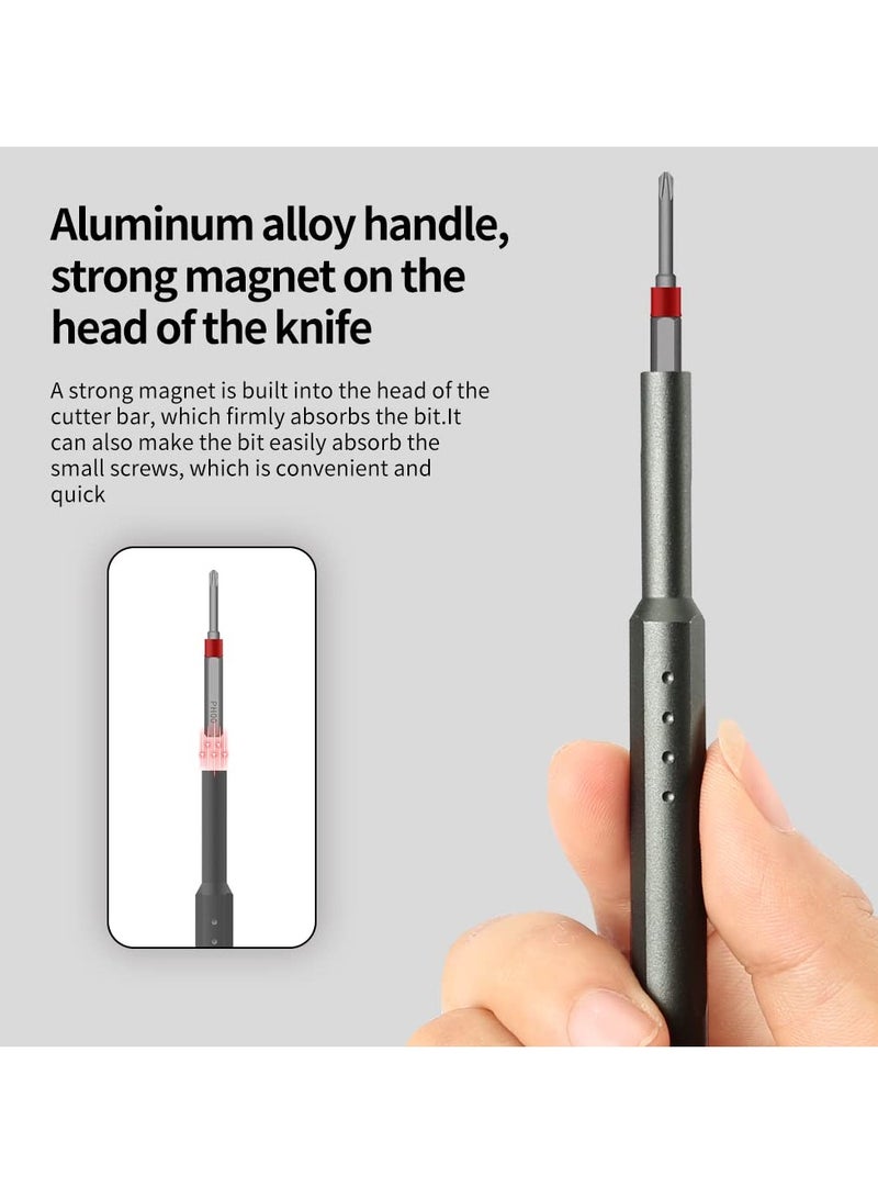 Precision Screwdriver Set, 31 in 1 Mini Magnetic Screwdriver Set, 31 Pcs Manual Screwdriver Tools, Professional Micro Screwdriver for Repairing Phone/Computer/Watch/Eyeglass/Game Console - Image 3
