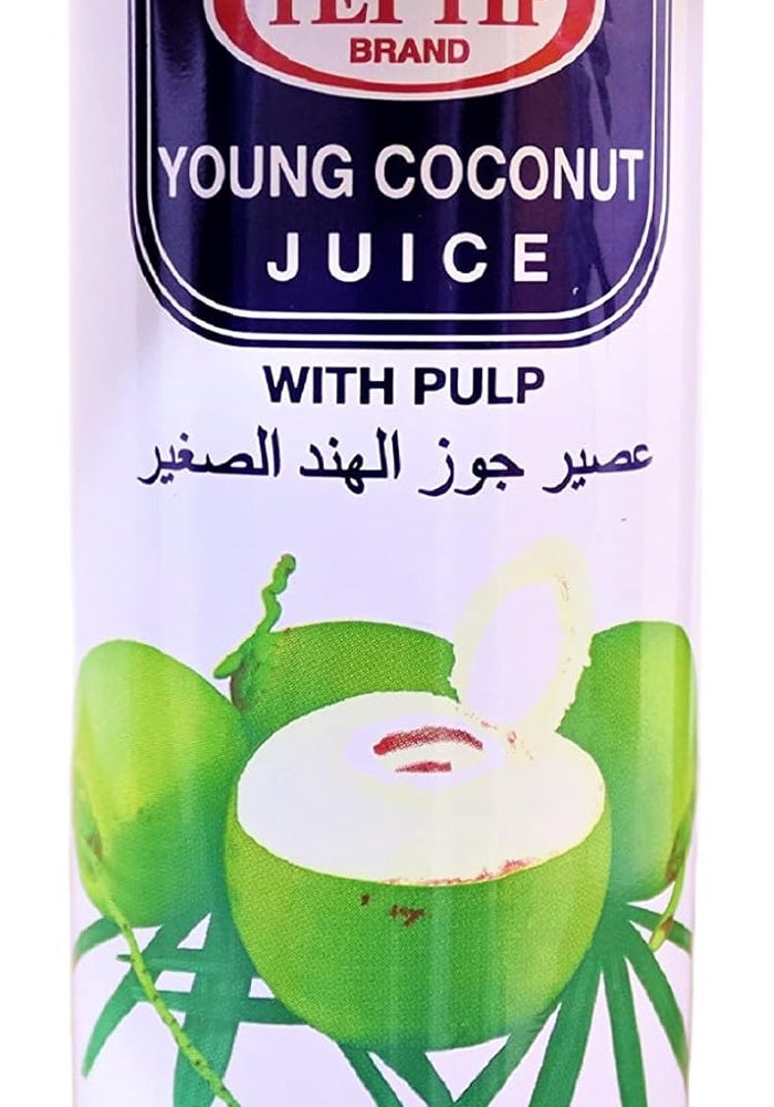 Teptip Young Coconut Juice With Pulp 500 ml - Image 1