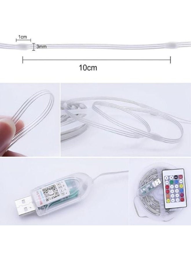 شريط إضاءة LED مع جهاز تحكم عن بعد - مصابيح RGB ذكية - Image 3