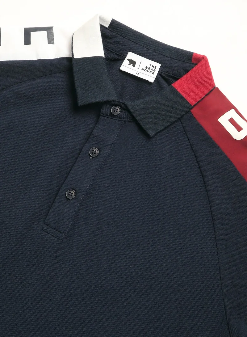 THE BEAR HOUSE Men’s Polo T-Shirt – Soft, Breathable Cotton, Classic Fit for All-Day Comfort, Stylish Casual Shirt for Summer, Everyday Wear & Outdoor Activities