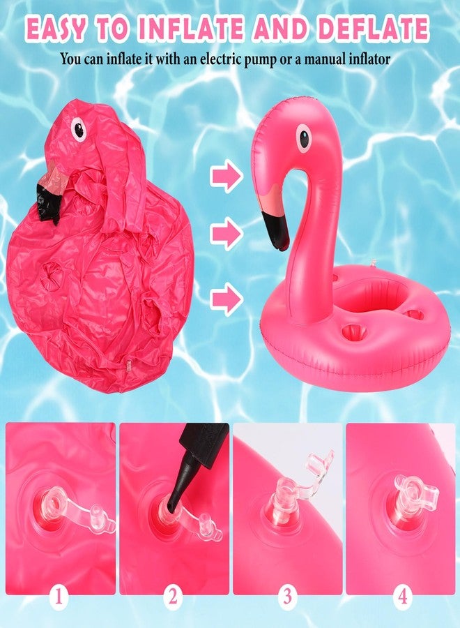 FillTouch حامل مشروبات عائم FillTouch للمسبح، بار كابانا عائم، حامل مشروبات لجاكوزي للبالغين، ملحقات مسبح قابلة للنفخ (فلامنجو) - Image 5