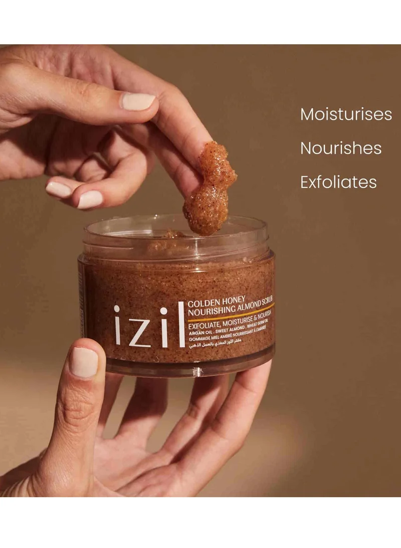 Izil Golden Honey Nourishing Almond Scrub - 210g