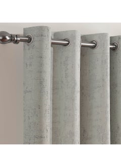Home Box Daisy 2-Piece Extra Long Jacquard Curtain Set 300 x 140 cm  - Image 2
