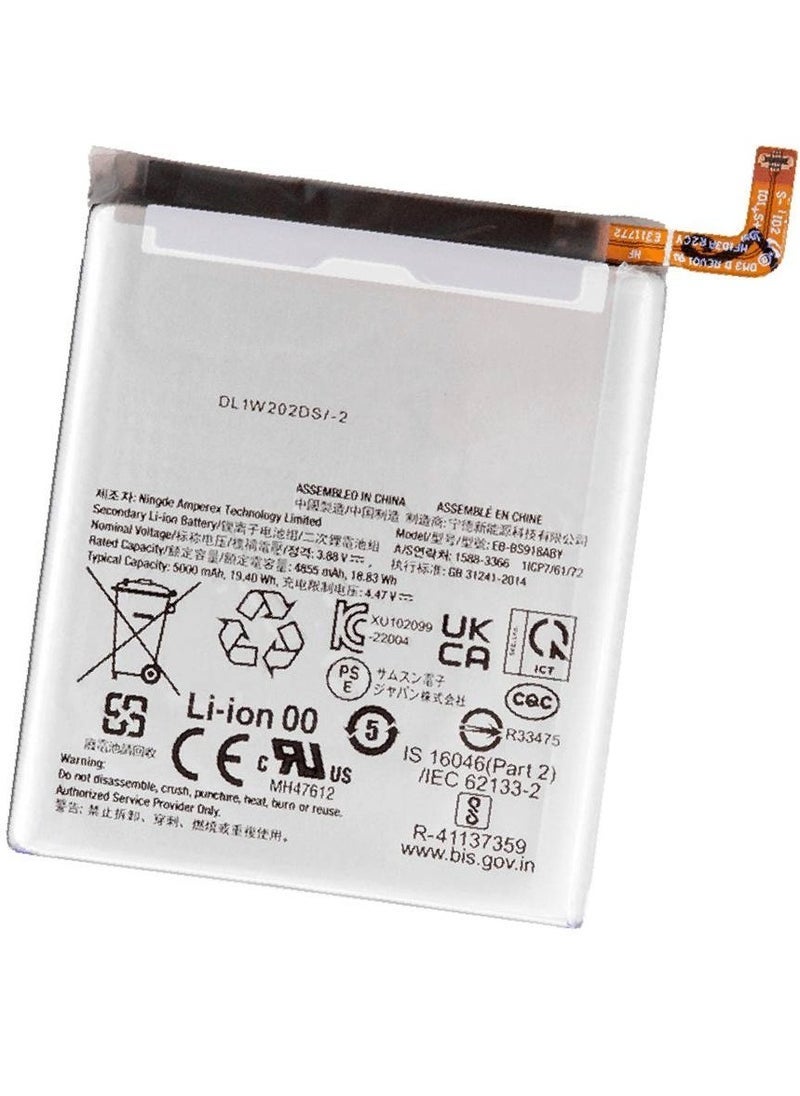TIGER Replacement Internal Premium Battery Compatible For Samsung Galaxy S23 Ultra 5G – High Capacity, Long-Lasting, Reliable Replacement Battery – Restore Your Phone’s Performance With High-Quality Lithium-Ion Battery – Easy Installation & Enhanced Performance - Image 3