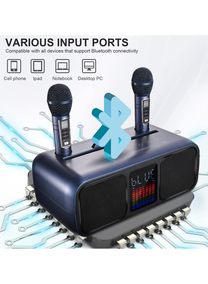 سمارت بيري مكبر صوت كاريوكي S39 Pro محمول لاسلكي يعمل بالبلوتوث وميكروفون مزدوج - Image 1