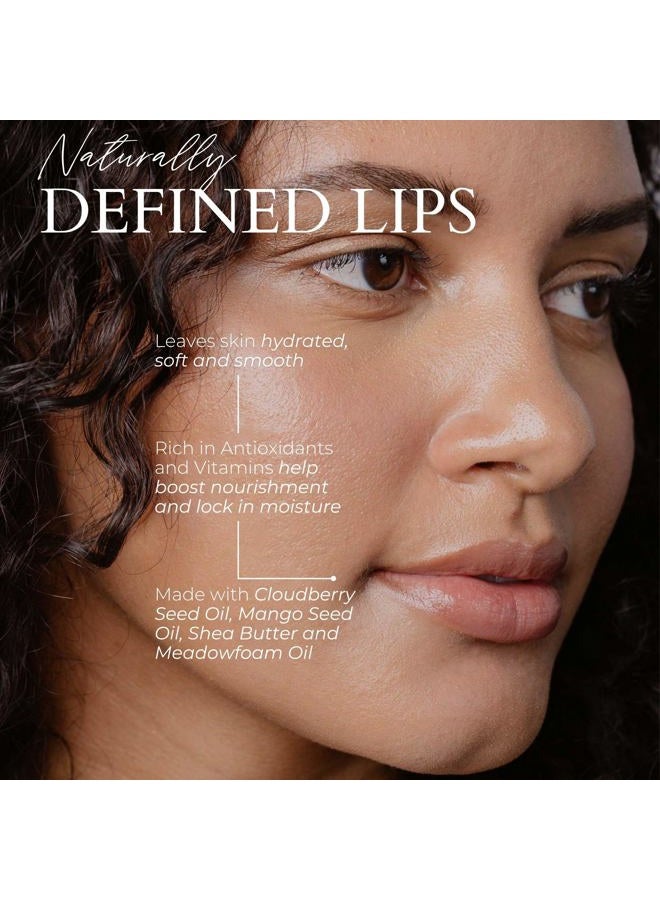 FITGLOW Beauty - Natural Lip Liner Pencil With Blending Brush | Vegan, Woman-Owned Clean Beauty (Buff) - Image 2