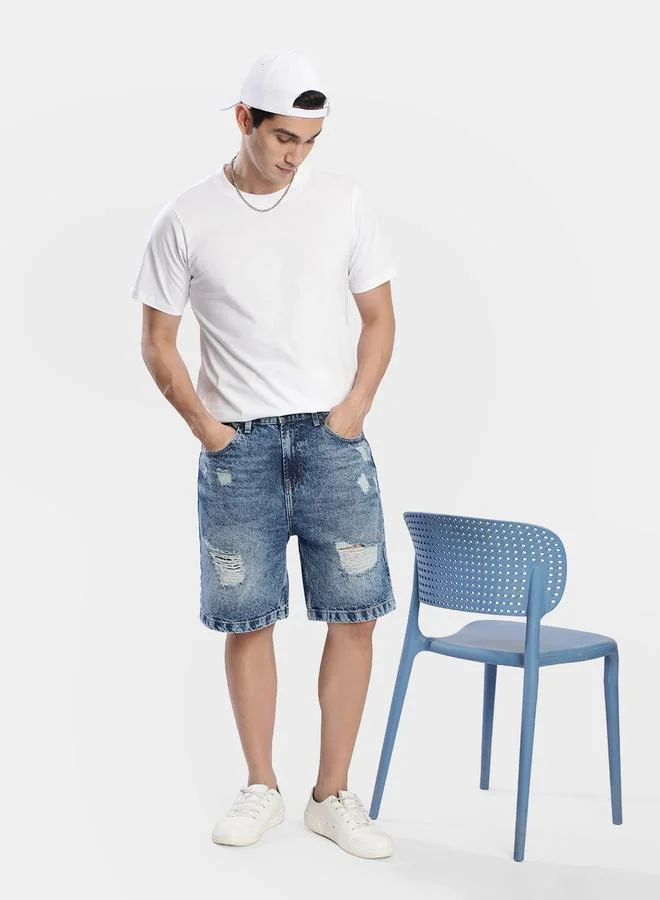 Styli Men White Solid T-Shirt By Bene Kleed
