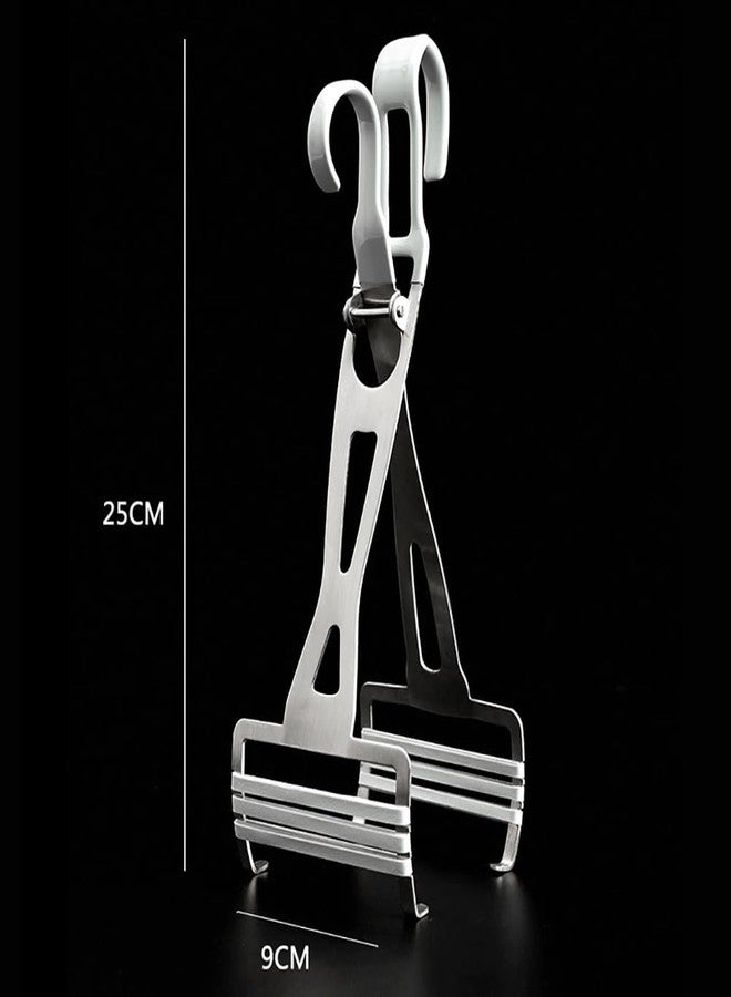 Hemoton Folding Dish Plate Clip Tongs Anti-Scalding Hot Bowl Gripper Food-Grade Kitchen Tool 9.84X3.54X0.78In Lightweight Portable for Safe Handling and Easy Cleaning - Image 4