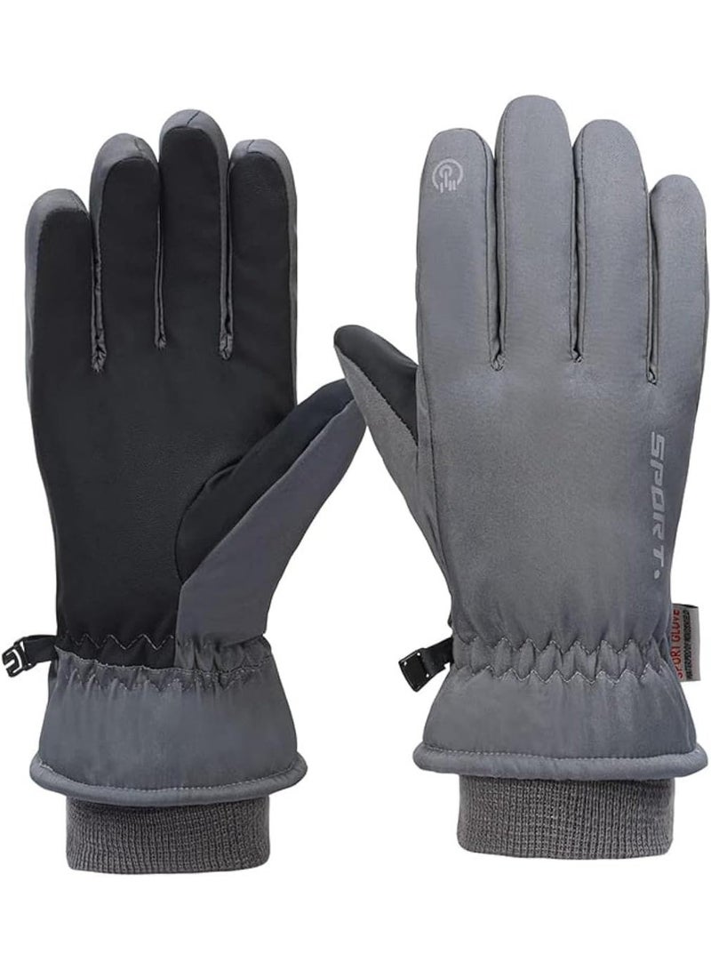 Winter Ski Gloves, Waterproof Touchscreen Snowboard Gloves, Windproof Warm Snow Gloves,f or Skiing, Snowboarding, Running and Cycling, One Size - Image 1