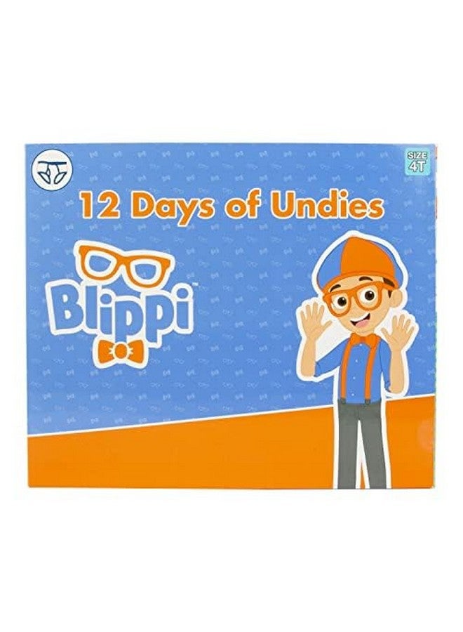 بليبي مجموعة الملابس الداخلية الحصرية للأولاد لمدة 12 يومًا من مجموعة الملابس الداخلية المفاجئة تجعل التدريب على استخدام الحمام ممتعًا مع ملصقات 2/3T و4T و5T 12 قطعة - Image 2