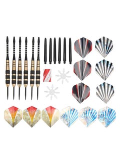 Thoraya Professional Steel Tip Darts Set Darts Metal Tip Set with Spare Rod Grindstone Tail Wing  - Image 5
