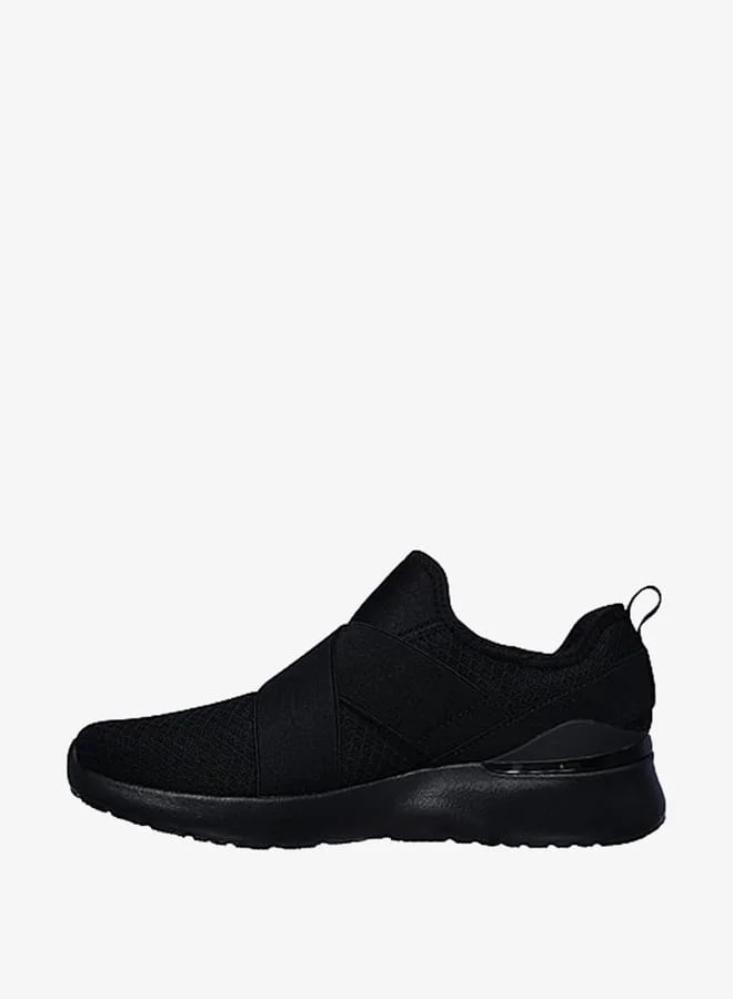 SKECHERS Women's Textured Trainer Shoes with Cross Strap Detail - SKECH AIR DYNAMIGHT