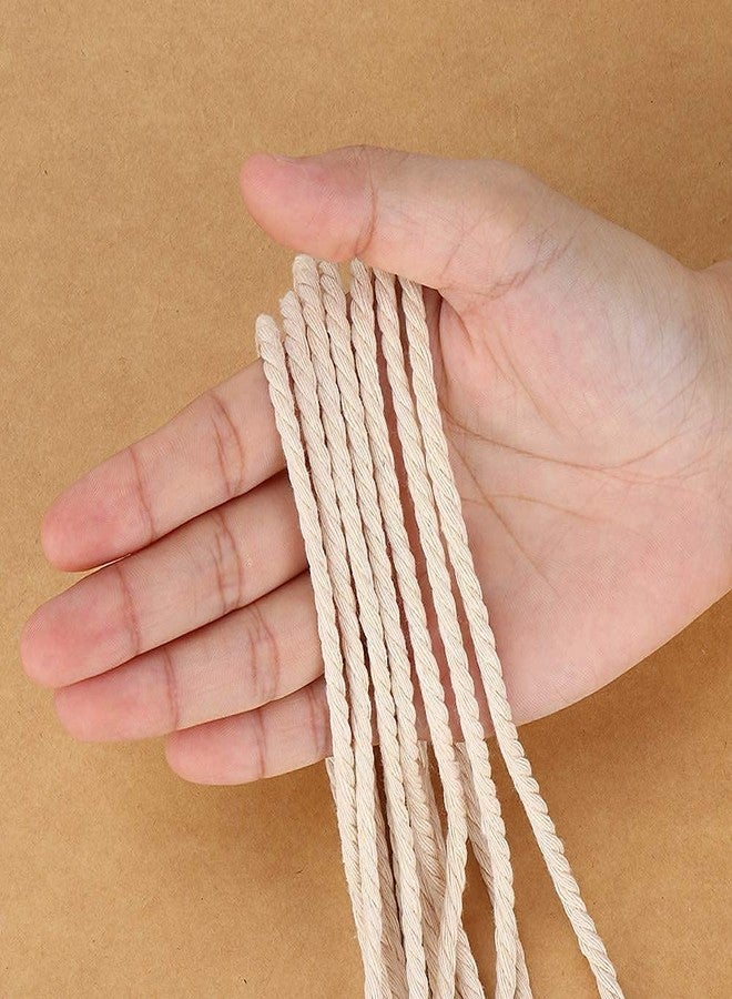 HOMEBOBO Macrame Cord 3mm x 328Yards(984Feet), Natural Cotton Macrame Rope - 3 Strands Twisted Macrame Cotton Cord for Wall Hanging, Plant Hangers, Crafts, Gift Wrapping and Wedding Decorations - Image 4