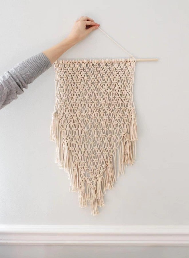 HOMEBOBO Macrame Cord 3mm x 328Yards(984Feet), Natural Cotton Macrame Rope - 3 Strands Twisted Macrame Cotton Cord for Wall Hanging, Plant Hangers, Crafts, Gift Wrapping and Wedding Decorations - Image 5