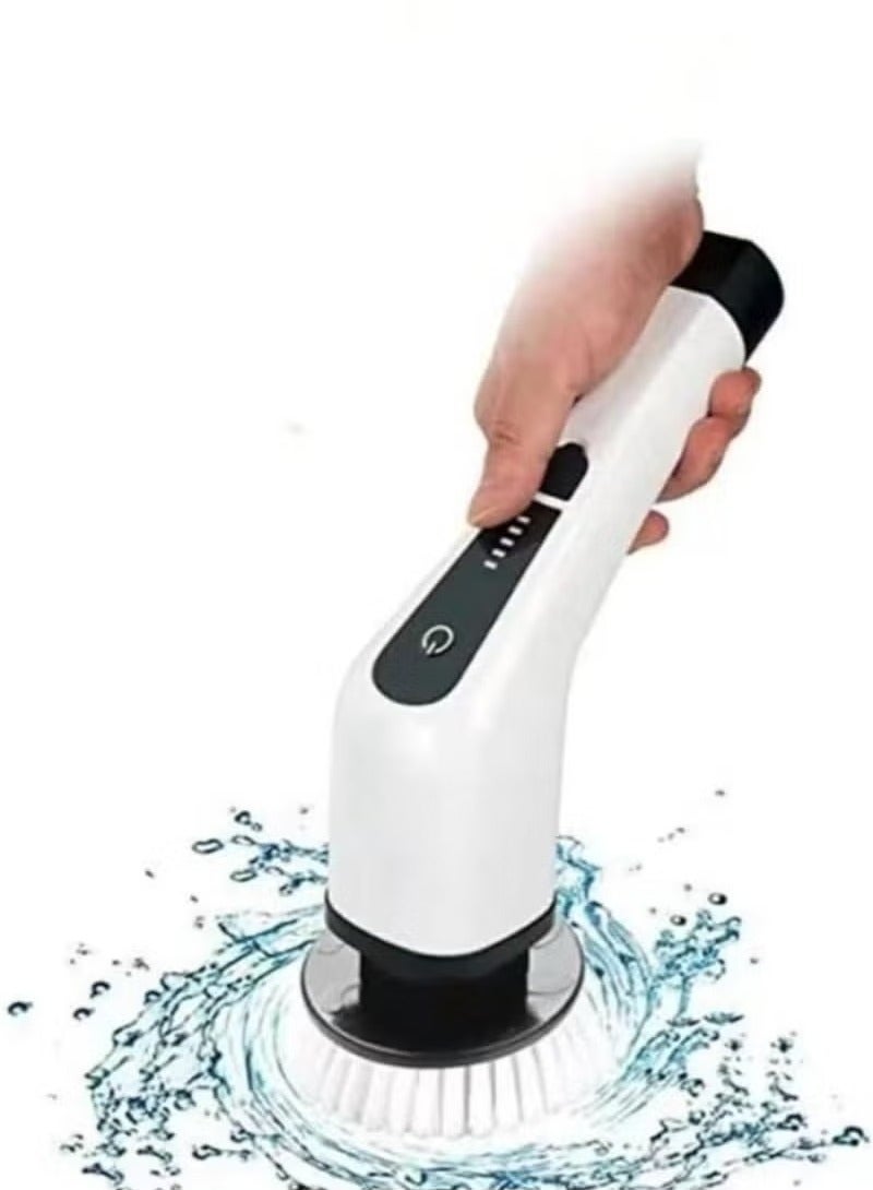 GENNEXT 9 in 1 Electric Spin Scrubber – Cordless Powerful Cleaning Brush with 9 Replaceable Brush Heads and 54-Inch Adjustable Extension Arm | Multi-Purpose Power Shower Scrubber for Bathroom, Kitchen, Floor, Tile & Tub | Deep Cleaning Made Easy and Effortless - Image 1