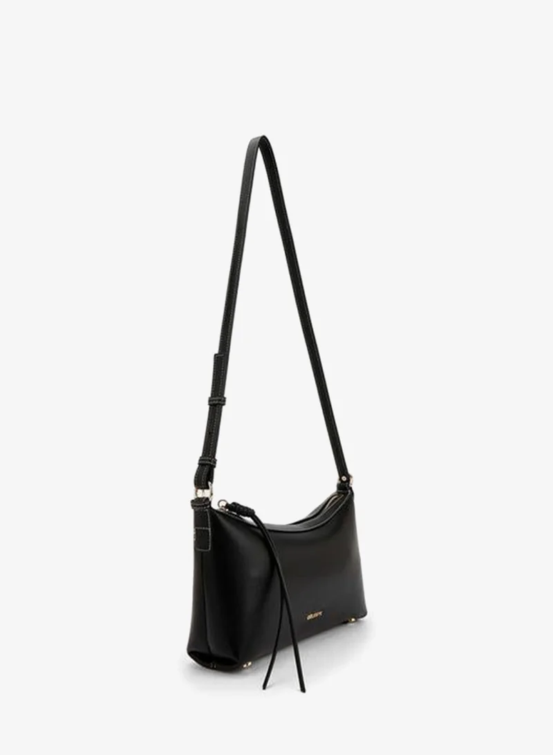 Celeste Solid Shoulder Bag With Adjustable Strap