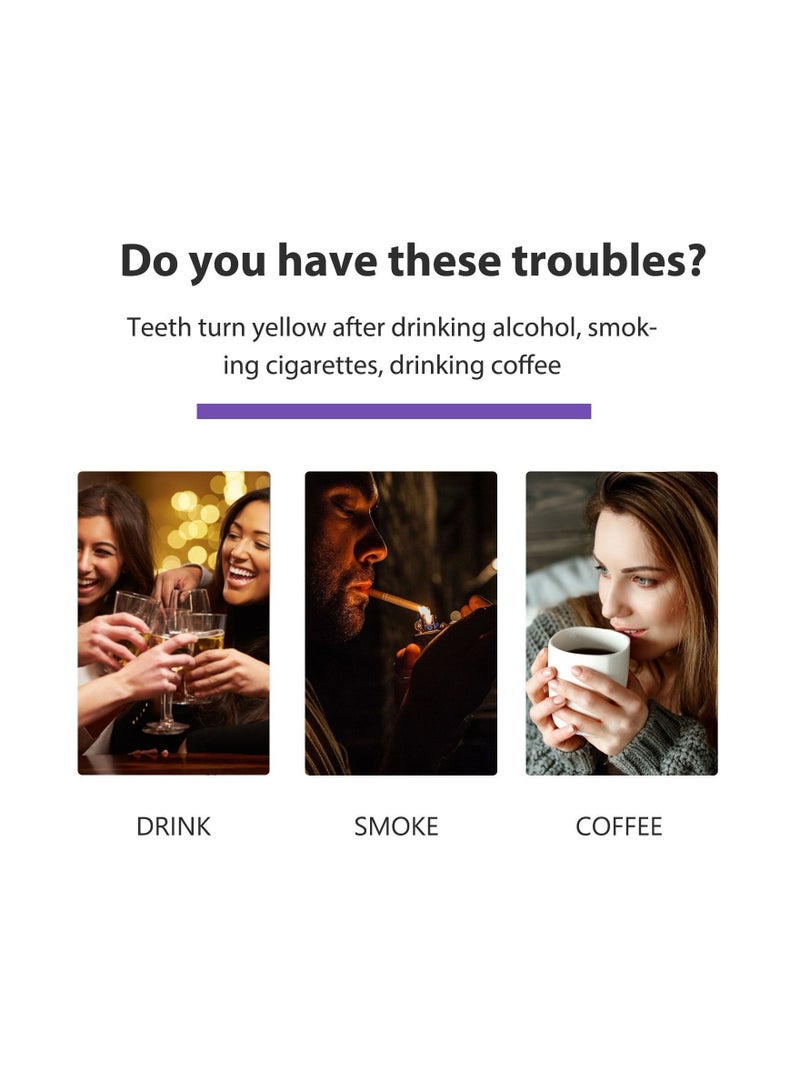 EELHOE 2 Pcs Color Corrector Toothpaste - 50ml Color Corrector Toothpaste For Teeth Whitening | Toothpaste, Intensive Stain Removal Color Correcting - Image 3