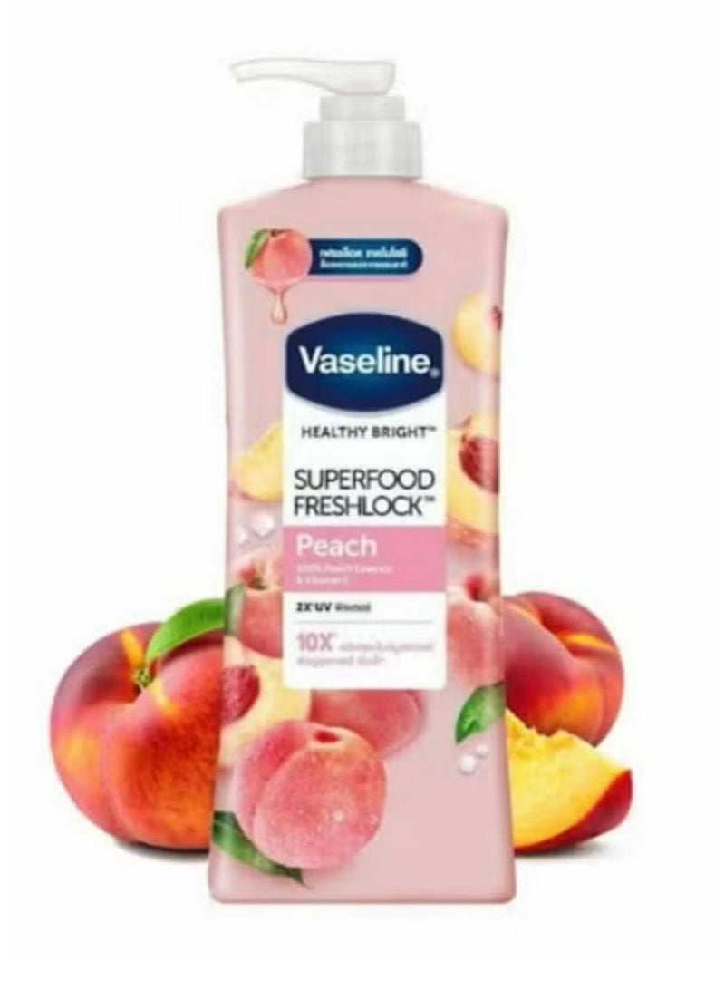 Vaseline Super Food Freshlock Peach Lotion 500ml