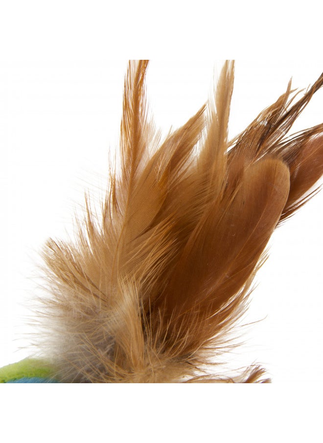 SmartyKat SmartyKat (2 Count) Flutter Balls Feather Cat Toys - Multi Color, 2 Count  - Image 4