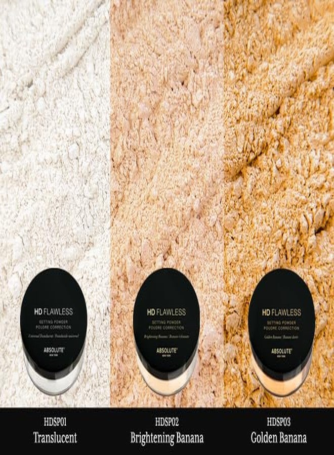 Absolute New York HD Flawless Setting Powder (HDSP02 Brightening Banana, 0.53 oz) - Image 3