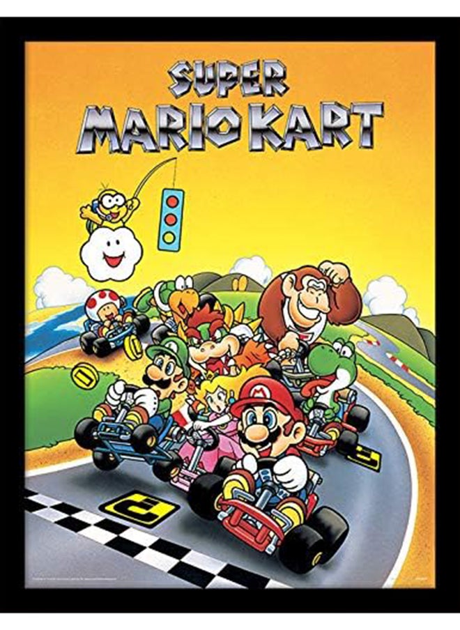 Pyramid Pyramid Super Mario Kart Retro 30 X 40cm  - Image 1