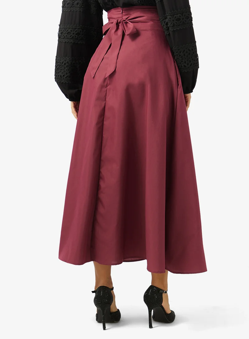 Khizana  High Waisted A-line Skirt for Women | Best Price UAE