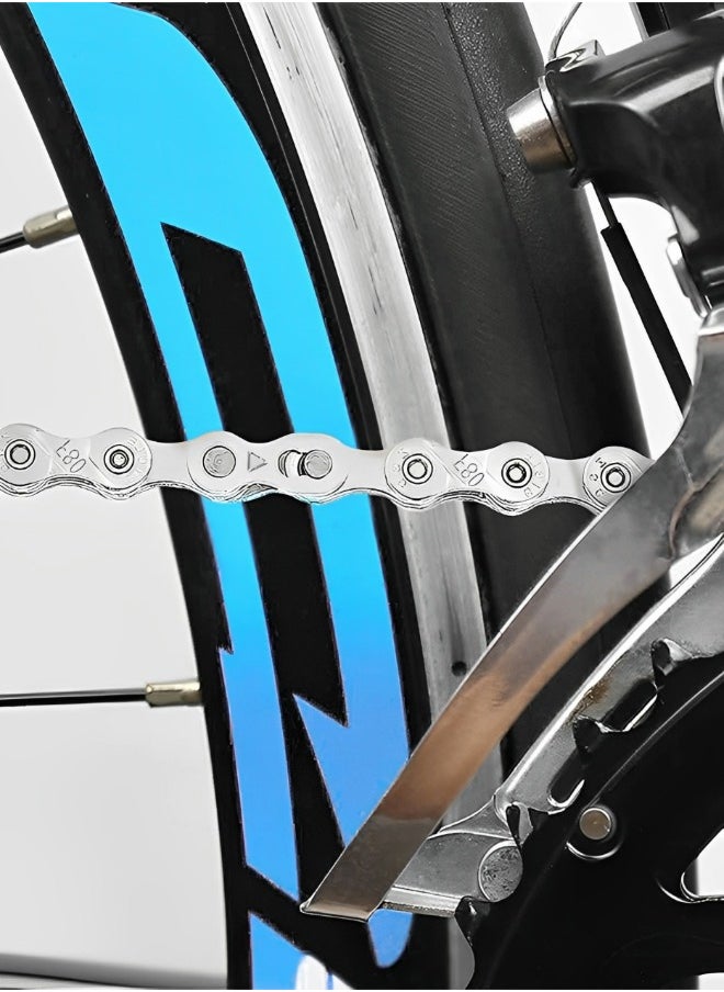 GROIC - Bike Chain 9 Speed 116 Links Half Hollow Lightweight Bicycle Chains with Quick-release Magic Buckle Dismantling and Installing Tool for Road Bike/MTB/BMX Chain - Image 1