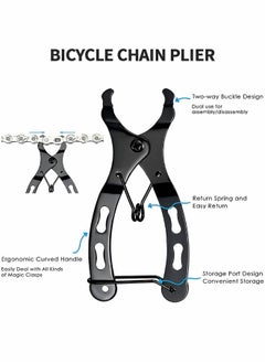 GROIC Bike Chain 9 Speed 116 Links Half Hollow Lightweight Bicycle Chains with Quick-release Magic Buckle Dismantling and Installing Tool for Road Bike/MTB/BMX Chain  - Image 4