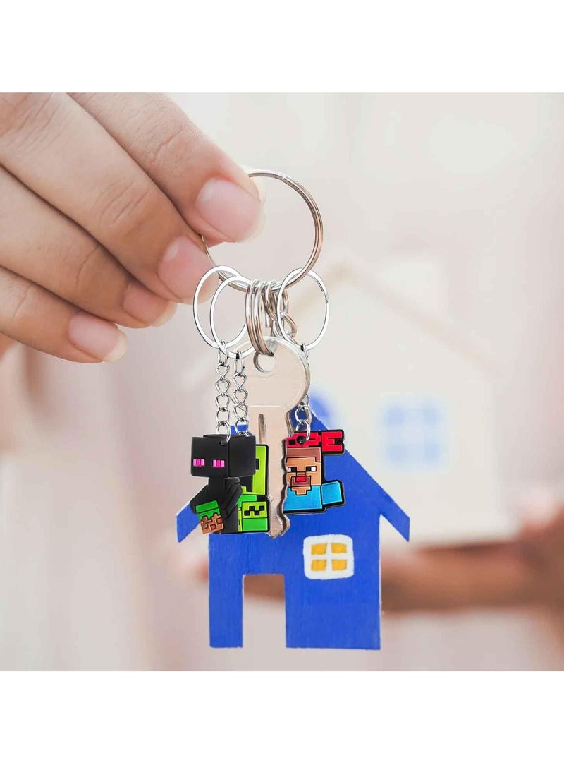 general Minecraft Keychain, Minecraft Backpack, Pencil Case, DIY Accessories, Accessories, PVC Soft Rubber Decoration Key Chain - Image 5