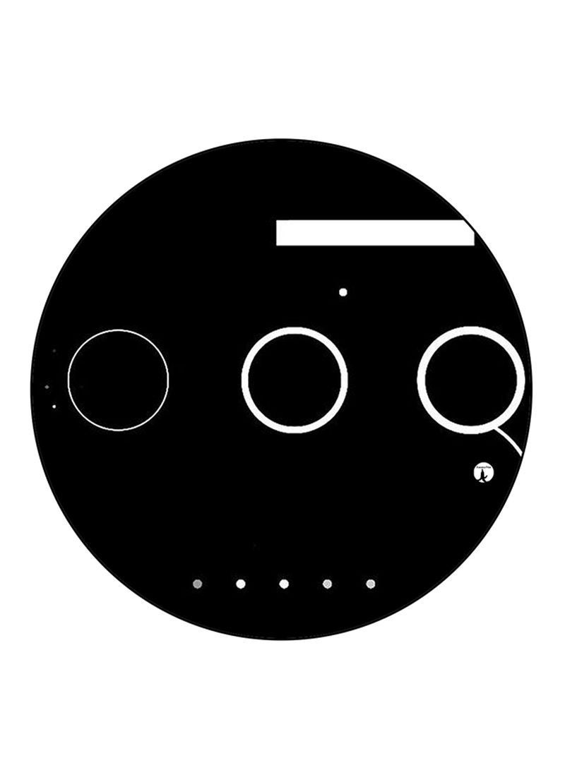 Printed Mouse Pad  Black/White