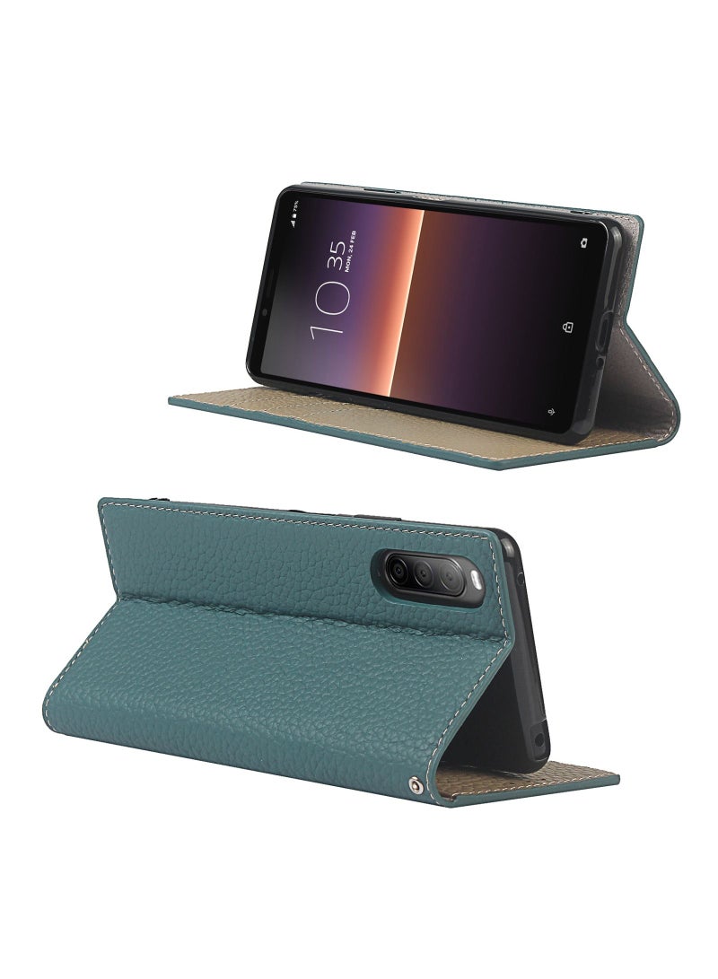 Suteni Flip Cover Card Slots Leather Phone Case for Sony  - Image 2