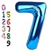 Enyeopd 7 Balloon Numbers 6 7 Birthday Decorations Six Seven Decoration 40 Inch 7 Balloons for Birthday Party Dark Blue Number Balloons for 7 17 27 Game Competition Wedding Anniversaries Party - Image 3
