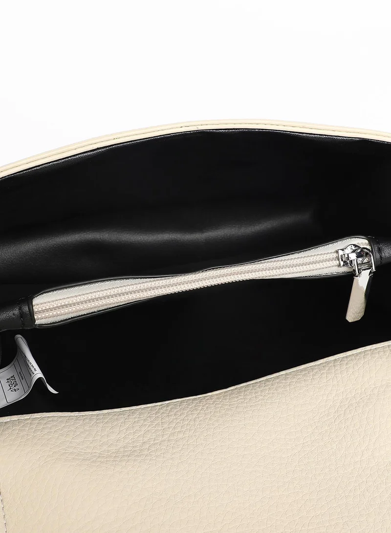 صوص هاوت The Monogram Sash Hand Bag - Bone White